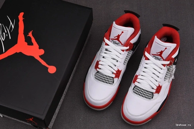 Red Retro Fire Jordan Air (2020) 4 DC7770-160 0805